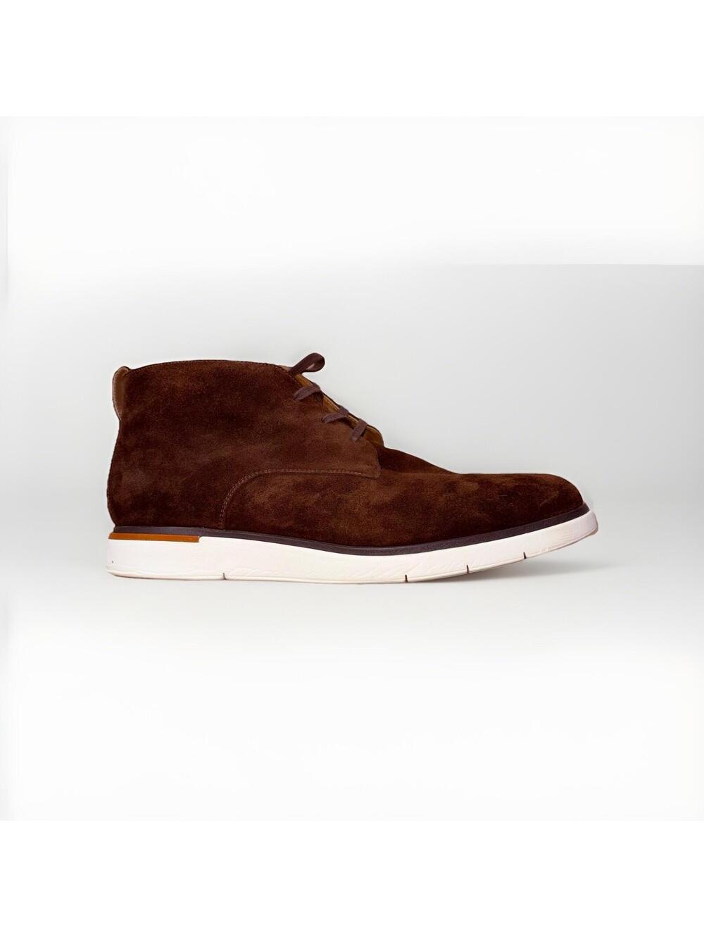 Allen Edmonds Brown Suede Chukka Boots Men’s 13 3E Wide Comfort Casual Shoes